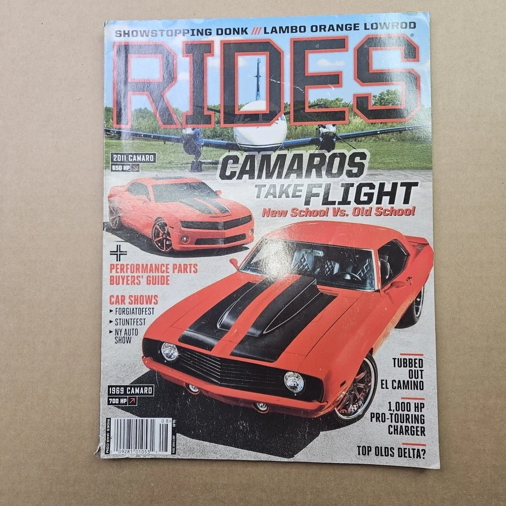 Lot of 9 RIDES Magazines (2008-2012) Donk Box & Bubble Flo Rida Trick Daddy